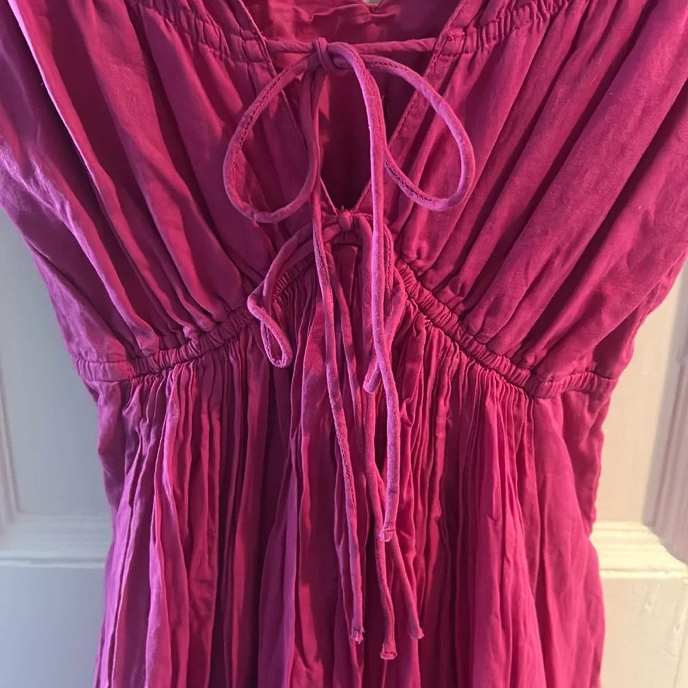 Abercrombie & Fitch Pink Maxi Dress